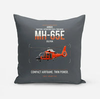 Thumbnail for Airbus MH-65E Dolphin design on gray pillow