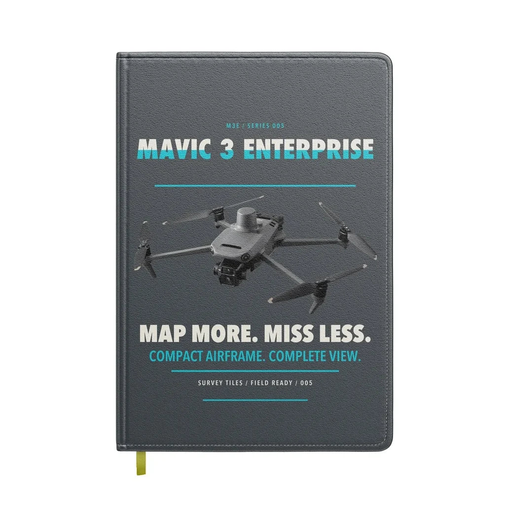 DJI Mavic 3 Enterprise design on gray notebook