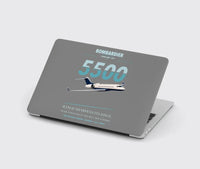 Thumbnail for Bombardier Global 5500 design on gray MacBook case