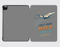 Thumbnail for Quiet Cabin Bold Ambition design on gray ipad tablet case