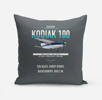 Thumbnail for Daher Kodiak 100 Series III design on gray pillow