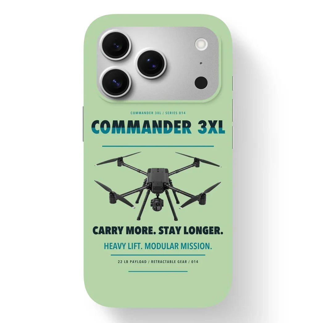 Draganfly Commander 3XL Case design on light green iphone case