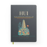 Thumbnail for Phu Bai International Airport (HUI) design on gray notebook
