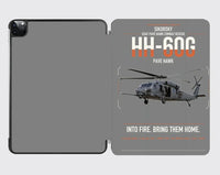 Thumbnail for Sikorsky HH-60G Pave Hawk design on gray ipad tablet case