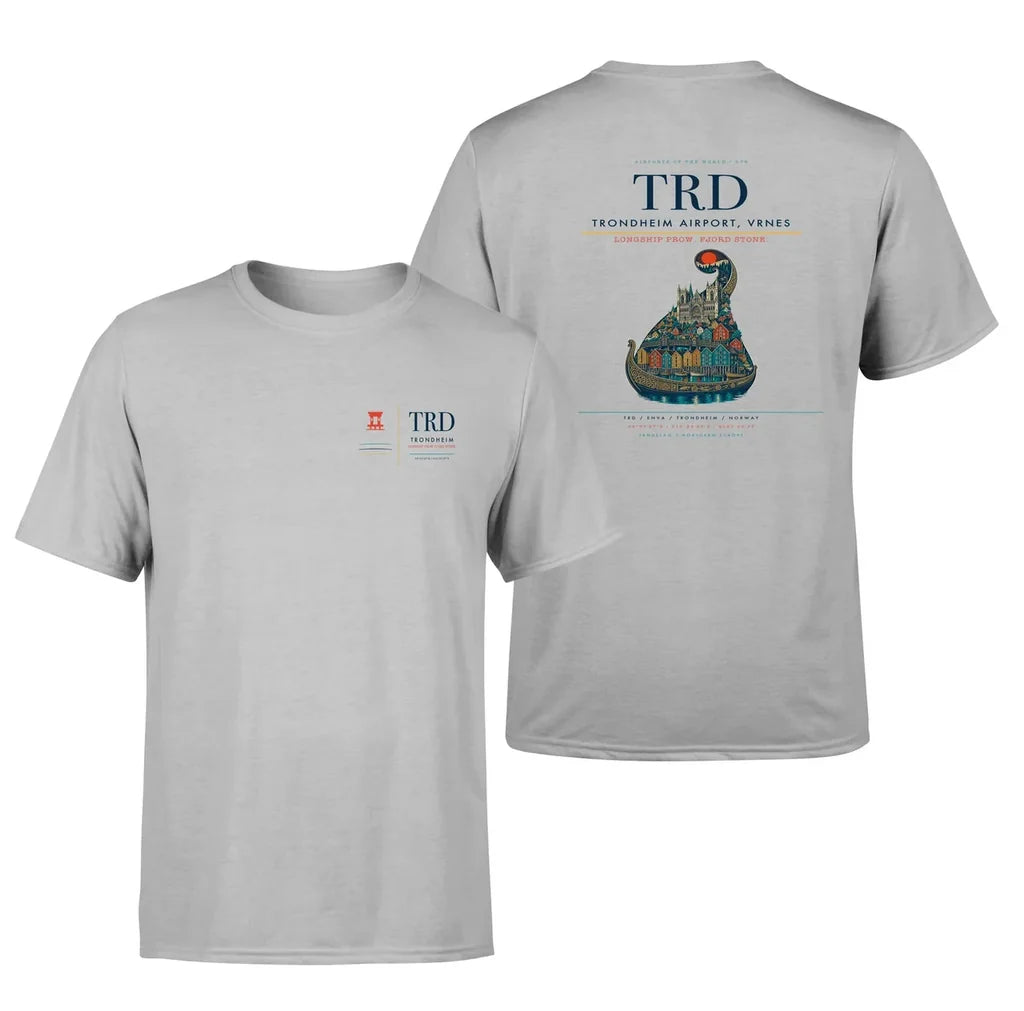 Trondheim Airport, Vrnes TRD - Light Gray