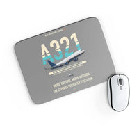 Thumbnail for Airbus A321P2F design on gray rectangle mouse pad
