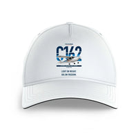 Thumbnail for Cessna 162 Skycatcher design on white printed hat