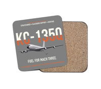 Thumbnail for KC-135Q Blackbird Tanker design on gray 1 piece coaster