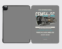 Thumbnail for CFM56-5C design on gray ipad tablet case