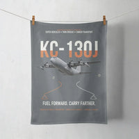 Thumbnail for KC-130J SUPER HERCULES design on gray towel