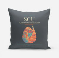 Thumbnail for St. George Regional Airport (SGU) design on gray pillow