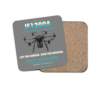 Thumbnail for Inspired Flight IF1200A design on gray 1 piece coaster
