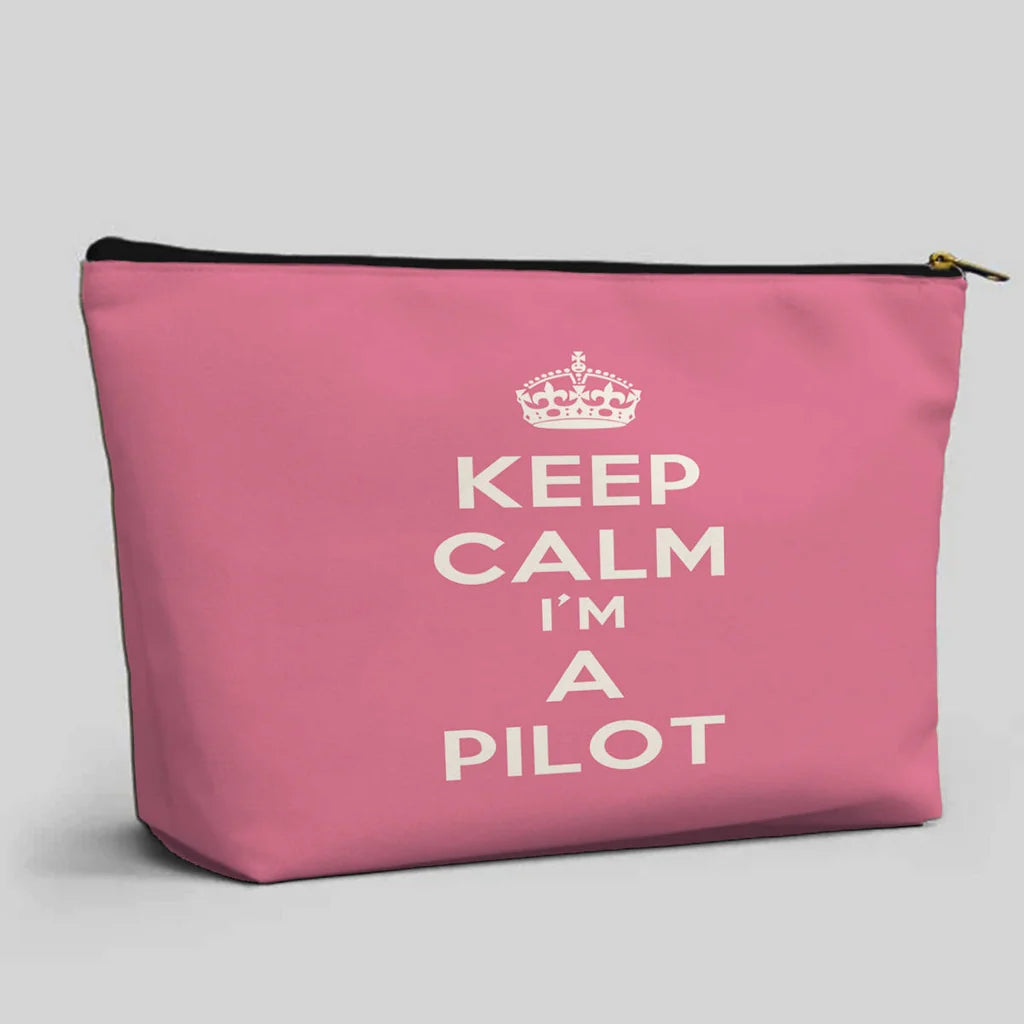 Keep Calm I'm A Pilot Zipper Pouch - view 11