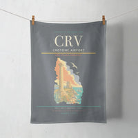 Thumbnail for Crotone Airport (CRV) design on gray towel