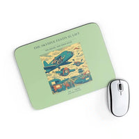 Thumbnail for VINTAGE G4471 - The Skydive Festival Lift - Designed Mouse Pads design on lightgreen rectangle