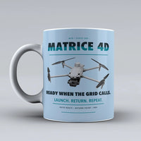 Thumbnail for Matrice 4D Mug design on light blue dji