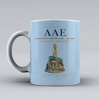 Thumbnail for Bitat Airport AAE — Annaba Mug design on light blue rabah