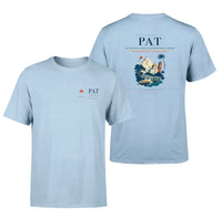 Thumbnail for Jay Prakash Narayan International Airport (PAT) design printed on light blue double-side t-shirt