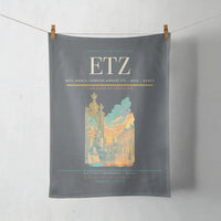 Thumbnail for Metz–Nancy–Lorraine Airport (ETZ) design on gray towel