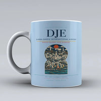 Thumbnail for International Airport DJE Mug design on light blue djerba zarzis