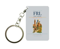 Thumbnail for Forlì Airport (FRL) design on light gray key chain