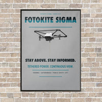Thumbnail for Fotokite Sigma vertical canvas print - framed - light gray background