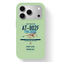 Thumbnail for Air Tractor AT-802F Fire Boss design on light green magsafe iphone case, for iPhone 17 Pro