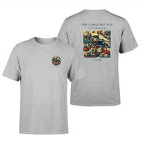 Thumbnail for VINTAGE G4125 - The Cargo Jet Age - Double-Side T-Shirt design on lightgray double side t shirt
