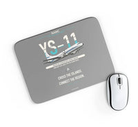 Thumbnail for NAMC YS-11A design on gray rectangle mouse pad