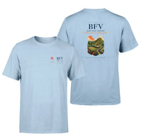 Thumbnail for Buri Ram Airport (BFV) design printed on light blue double-side t-shirt