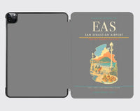 Thumbnail for San Sebastián Airport (EAS) design on gray ipad tablet case