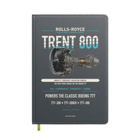 Thumbnail for TRENT 800 design on gray notebook