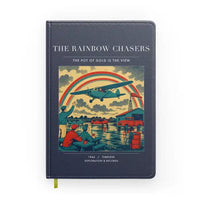 Thumbnail for VINTAGE G4432 - The Rainbow Chasers - Designed Notebooks design on navyblue