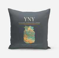 Thumbnail for Yangyang International Airport (YNY) design on gray pillow