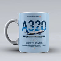 Thumbnail for A320P2F Mug design on light blue airbus