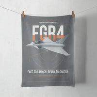 Thumbnail for Eurofighter Typhoon FGR4 design on gray towel