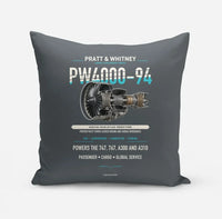 Thumbnail for PW4000-94 design on gray pillow