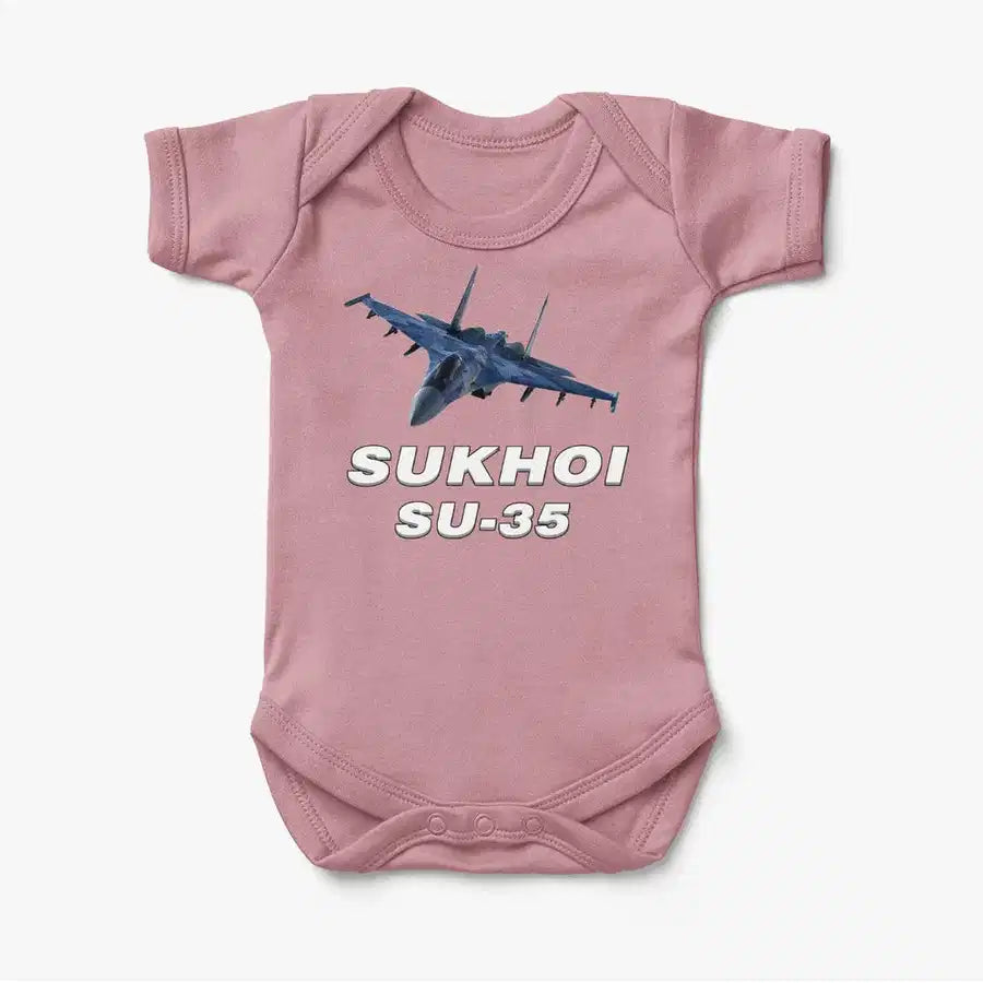 Sukhoi SU-35 Baby Bodysuit - view 11