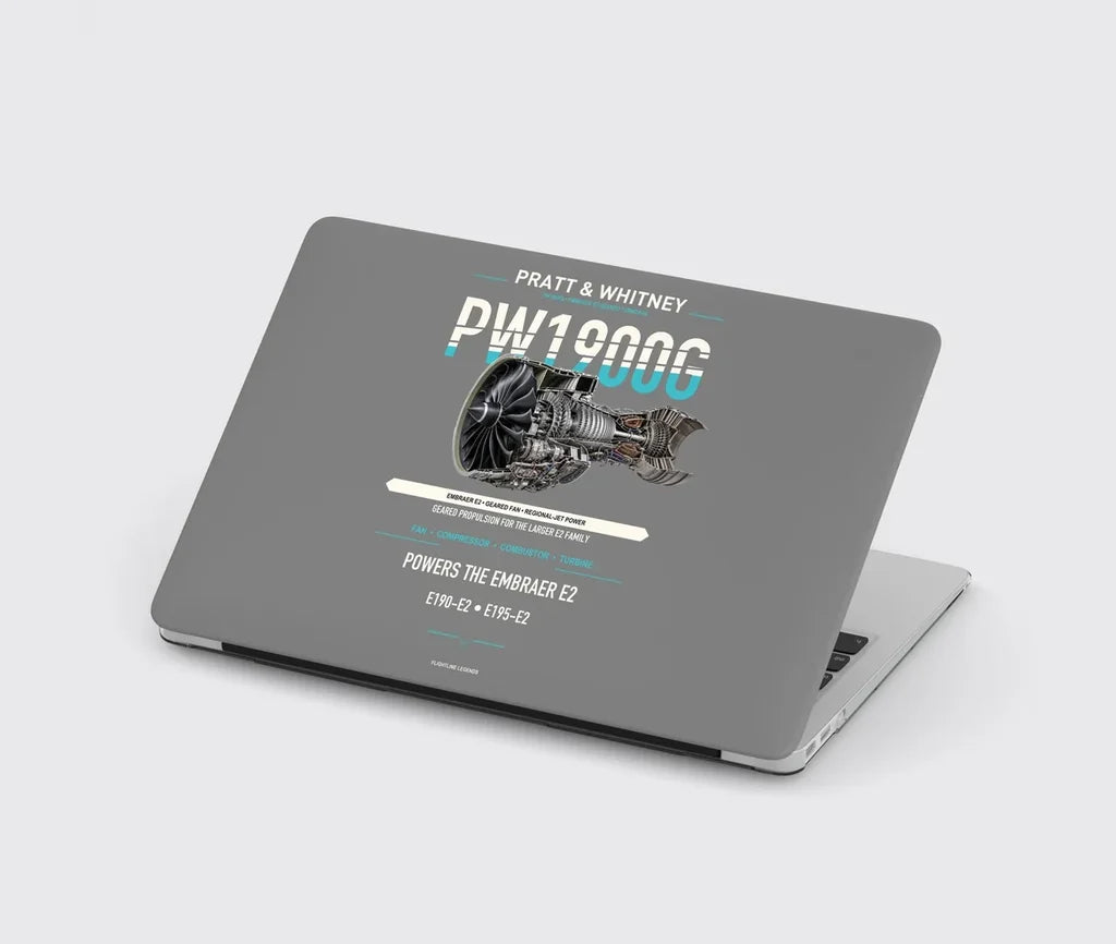 PW1900G design on gray MacBook case