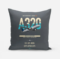 Thumbnail for Airbus A320 design on gray pillow