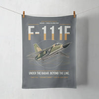 Thumbnail for F-111F Aardvark design on gray towel