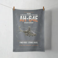 Thumbnail for Boeing AH-64E Apache Guardian design on gray towel