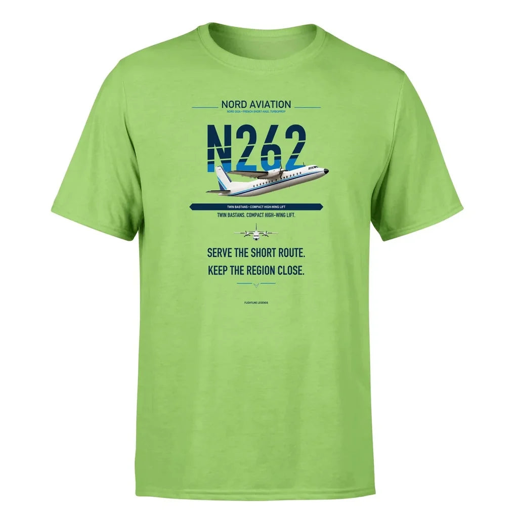 Nord 262A design on light green single side