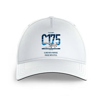 Thumbnail for Cessna 175 Skylark design on white printed hat