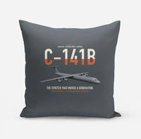 Thumbnail for C-141B Starlifter design on gray pillow