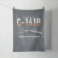 Thumbnail for C-141B Starlifter design on gray towel