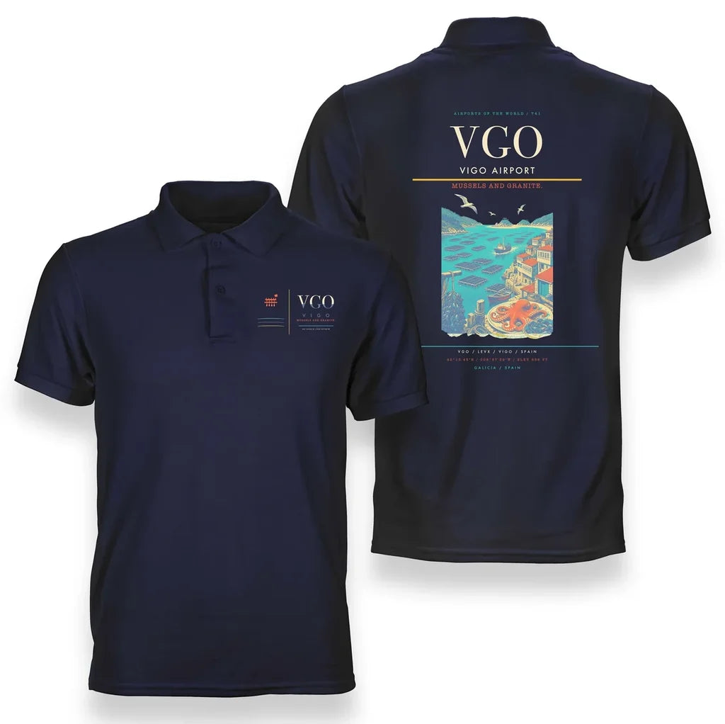 Vigo Airport VGO Navy Blue