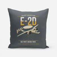 Thumbnail for E-2D Advanced Hawkeye design on gray pillow