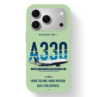 Thumbnail for Airbus A330-300P2F Case design on light green iphone case
