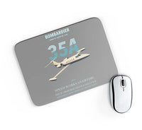Thumbnail for Bombardier Learjet 35A design on gray rectangle mouse pad